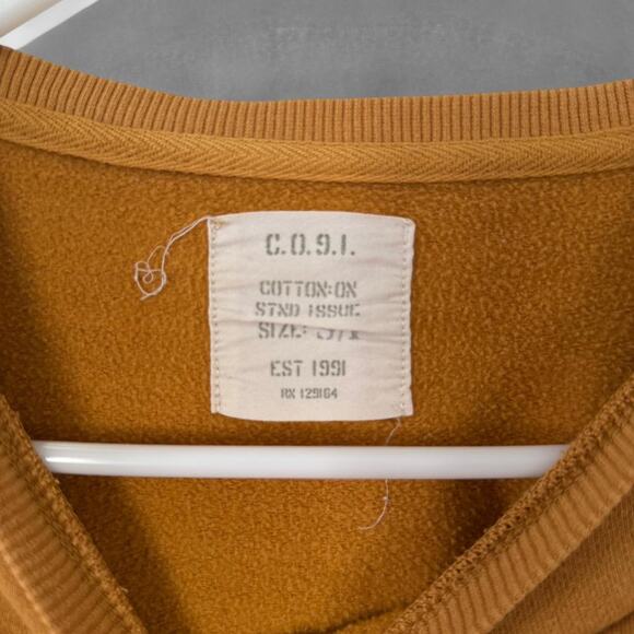 Cotton on mustard color graphic pullover - Picture 2 of 3